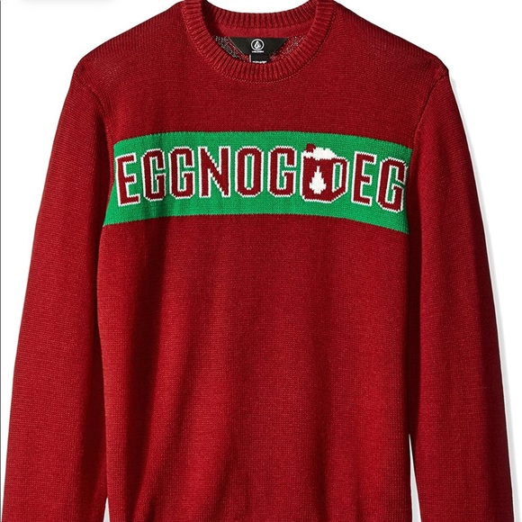 🎄VOLCOM🎄Strange Eggnog Boys Sweater - Picture 1 of 3